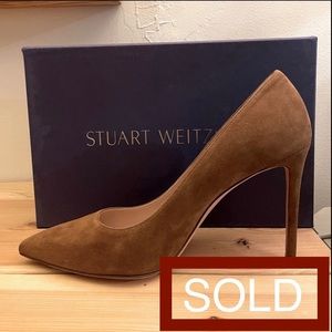 Stuart Weitzman Leigh 95 [SOLD] brown suede